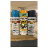 3ct Rust-Oleum assorted protective enamels