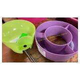 2ct waterbottle snack bowls