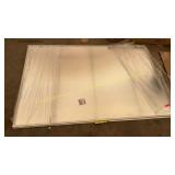 2 ct. 4ft x 6 ft white boards (damaged)