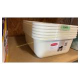 6ct Rubbermaid dishpans