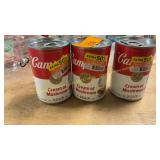 3ct Campbells cream of mushroom soup