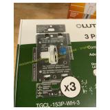 3ct Lutron dimmers