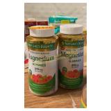 2ct Natures Bounty magnesium gummies