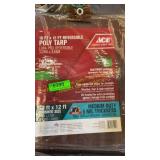 2ct ACE poly tarp 10x12ft