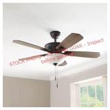 Downrod Ceiling Fan with 5 Reversible Blades