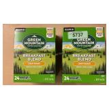 2 boxes Keurig breakfast blend K cup pods