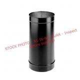 DuraVent 6x48 DVL Double-Wall Black Stove Pipe