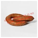 2ct Threshold Round Leather Links