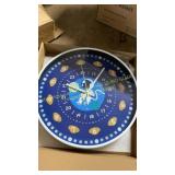 ladder kids wall clock astronaut