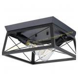 Briarwood 2-Light Black Ceiling Flush Mount