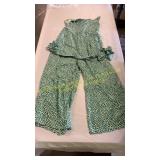 Angashion womenï¿½s XL green pantsuit