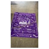 Nailnant "I love you Mom" 50"x60" blanket