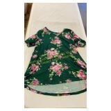 Tencede womenï¿½s 3XL floral green blouse