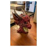 Dragon incense burner w/ 3 incense cones