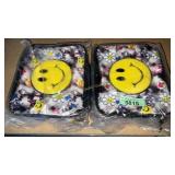 2ct smiley lunch bags