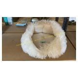 Small fluffy pet bed