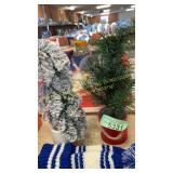 2ct tabletop trees, stocking cap