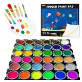 Washable Finger Paint  Shuttle Art 44 Pack