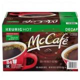 McCafe Decaf Roast Keurig K Cup, 84 Ct