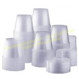 GUSTO Small Plastic Cups, 5.5oz 100-Pack