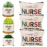 Nurse Gifts: Succulent Pots & Cosmetic Bag