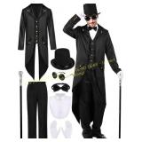 RUODON 8 Pcs Mens Halloween Costumes Set