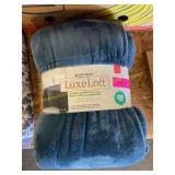 Berkshire Luxeloft Soft Plush Blanket Blue 66X92