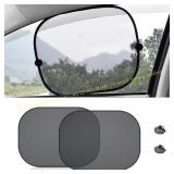 2PCS Car Sunshade Side Window Cover (17.2"x14")