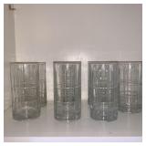 7- Heavy Base Tartan Drinking Glasses