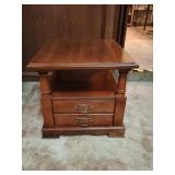 Bassett Maple Accent End Table British Colonial