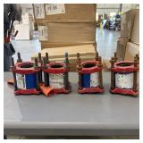 (4) Smith-Blair Assorted Epoxy Coated Couplings