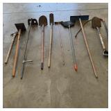 (10) Assorted Yard / Ground Working Tools