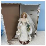 Franklin Mint 18" Coleen Irish Bride Porcelain