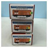 (3) ASSORTED YARDMASTER SERIES HO AAR 40