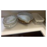 GLASS BAKING, BOWLS, STORAGE CONTAINERS,