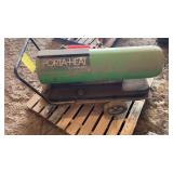 PORTA HEAT  KEROSENE HEATER & 2 GAS CANS