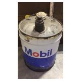 MOBIL 5 GAL. OIL CAN (EMPTY)