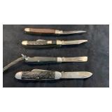 (4) CAMILLUS POCKET KNIVES