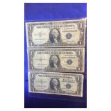 (3) SILVER CERTIFICATES (1935 ï¿½Eï¿½)