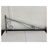 Rustic Metal Scroll Bracket