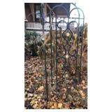 Trellis (5ft) & shepherd hook stand