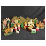 Vtg Christmas Figurine Candles