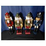 4 Wood Nutcrackers