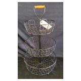 3 Tier Wire Storage Basket