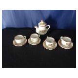 Miniature Tea Set w/ Floral Pattern