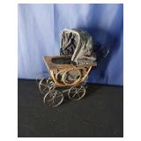 Vtg Baby Carriage Decoration