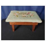 Needlepoint Mini Stool