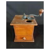 Vtg Hand Crank Coffee Grinder