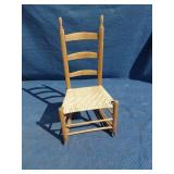 Antique Homemade Cane Bottom Rocker