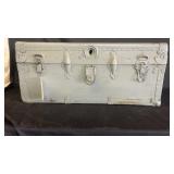 Small Vtg Trunk Painted Blue/Green